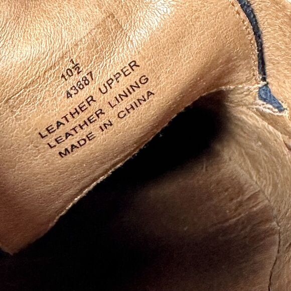 J CREW Shoes Mens Size 10.5 Kenton Wing Tips Navy Blue Suede Oxford 43687 - Picture 11 of 14